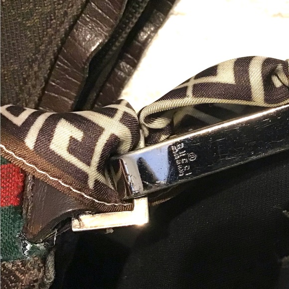 Gucci Monogrammed Canvas Customized Hobo Bag - Picture 9 of 13